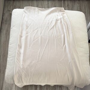 Zara Cream Midi Skirt